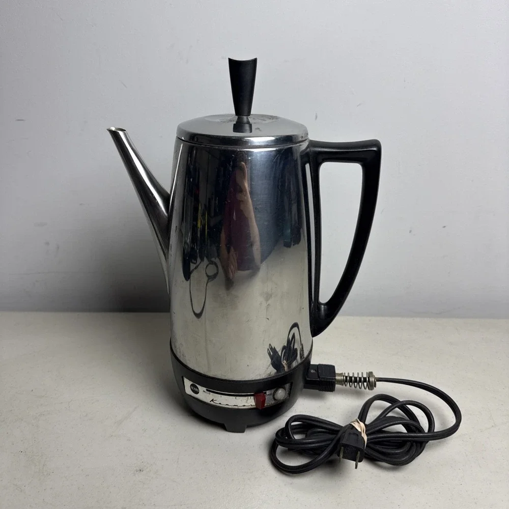 Vintage Kenmore Immersible Electric Coffee Percolator Complete TESTED WORKS